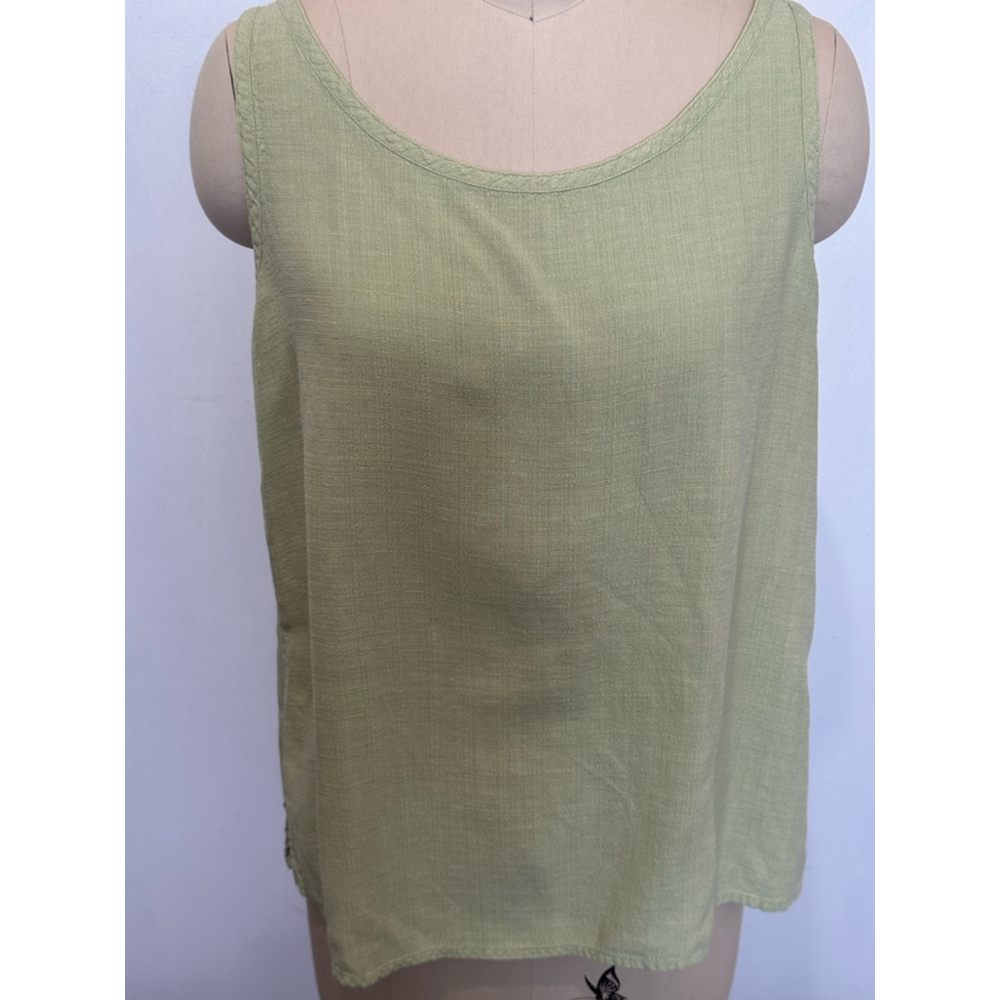 Women's Eileen Fisher lightweight Tank Top Size L light Green